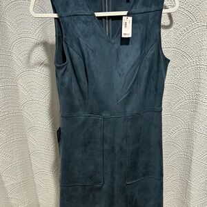The Limited Suede Blue Dress Size 8